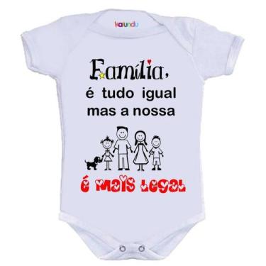 Imagem de Body Divertido - Família Mais Legal - KALUNDU KIDS, M