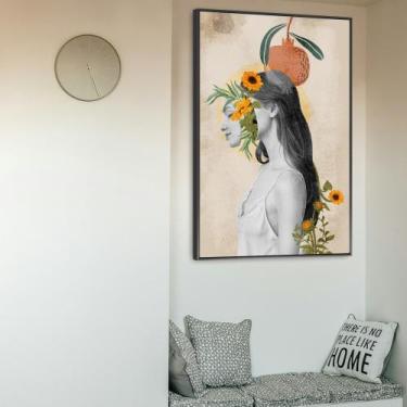 Imagem de Quadro Decorativo Mulher Fashion - MeMoldura, Chassi Borda Infinita, 8