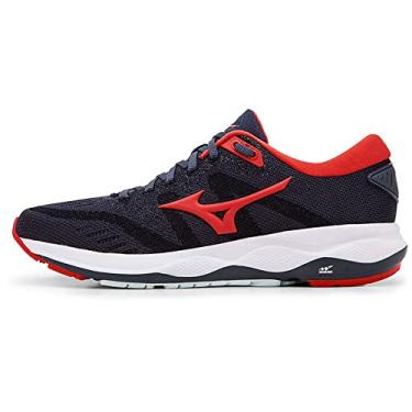 Imagem de Tênis Mizuno MIZUNO WAY (87/88) Unissex, Preto e Vermelho, 43