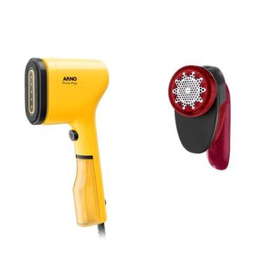 Imagem de Kit Arno: Vaporizador HS26 + Removedor de Fiapos Vermelho, 220V