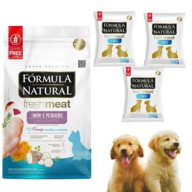 Imagem de Combo Com 3 Pacotes De 500g Formula Natural Para Cães Filhotes Porte M