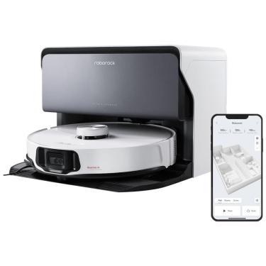 Imagem de Roborock S8 MaxV Ultra: Aspirador Robô e Esfregão com Abastecimento e Drenagem Automáticos, Design FlexiArm, Lavagem e Secagem Automáticas.