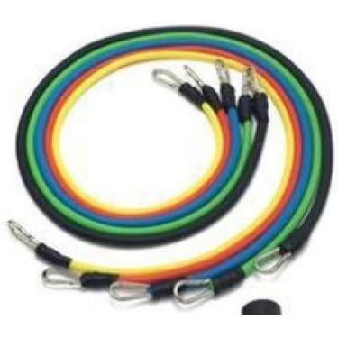 Imagem de Corda De Pular + Mini Band + Kit Extensores Elásticos - Infinity