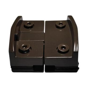 Imagem de Fechadura Janela Correr Vidro/Vidro Bate Fecha Bronze - Component