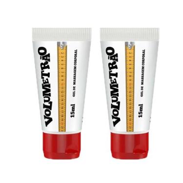 Imagem de Kit 2 Volumetrão Gel Vasodilatador Sensação de Aumento Peniano Retarda