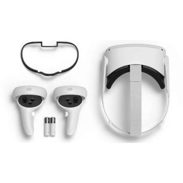 Imagem de Oculos Vr Quest 3S Realidade Virtual 128Gb Branco Meta Verso - Faceboo