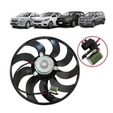Imagem de Ventoinha Radiador Chevrolet Onix, Cobalt, Prisma, Spin - Ymax
