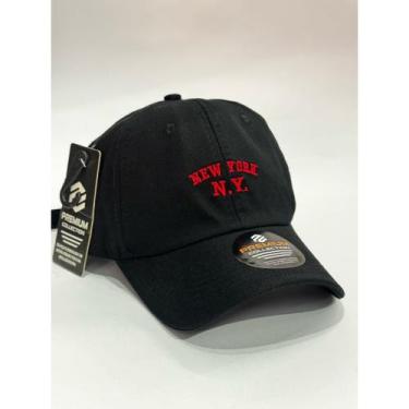 Imagem de Boné chapeu Ny New York Retro Basebol Aba Curva Masculino e Feminino R