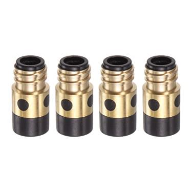 Imagem de HARFINGTON Difusor de gás de soldagem de 4 peças, suporte de ponta de difusor de gás de contato aprimorado 350A, pistola de pulverização de manga de isolamento resistente para tocha de soldagem
