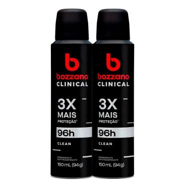 Imagem de Kit 2 Desodorante Bozzano Clinical Clean Aerossol Antitranspirante 150ml
