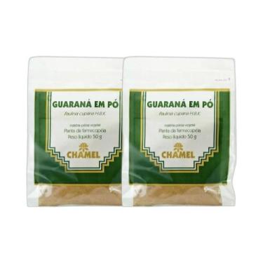 Imagem de Kit 2x Pacote de Guarana em Pó 50g - CHAMEL