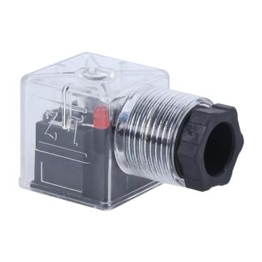 Imagem de Eacam DC24V Solenoid Valve Plug, 5Pcs Hydraulic Transparent Voltage Universal Accessories, Waterproof and Dustproof, Strong and Sturdy, Easy to Carry and Store, Strict Quality Control
