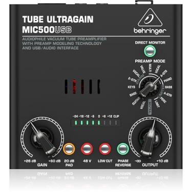 Imagem de Behringer MIC500USB Interface de Áudio com Pré Amplificador Valvulado