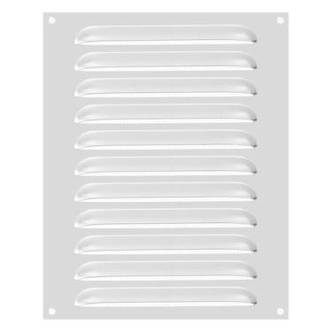 Imagem de PATIKIL Capa de ventilação de alumínio de 25 x 20 cm, capa de ventilação de grade de ar HVAC, malha embutida para casa, cozinha, lareira, banheiro, parede, teto, prata