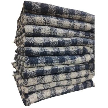 Imagem de KIT 3 Unidades Pano de Chão Xadrez Especial 100% Algodão 45cm x 65cm