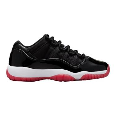 Imagem de Tênis Air Jordan 11 Retro Low Bred Grade School Lifestyle (Preto/Vermelho/Branco), Preto/vermelho/branco., 20