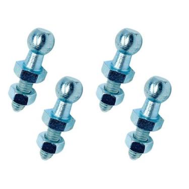 Imagem de Kit 4 Parafuso M6 Pino Esférico do Amortecedor de Capô E Porta Malas -