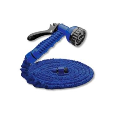 Imagem de Mangueira Mágica Expansível 15 Metros com Bico Multi Jato – Leve, Compacta e Potente para Jardim, Carro e Quintal