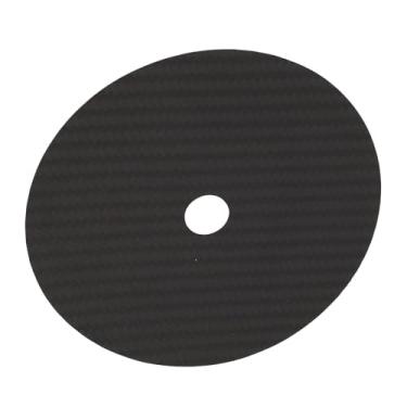 Imagem de Tapete de CD de fibra de carbono, melhora a experiência de audição, qualidade de som total, resistente, adequado para todos os leitores de CD com 0,2 mm de espessura (preto)