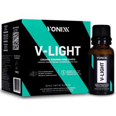 Imagem de Vitrificador De Farol V-Light 20ml Recupera E Protege Plástico Vonixx