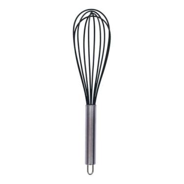 Imagem de Batedor De Ovos E Massas Fouet Manual Inox E Silicone 29,5cm - DAP, Pr