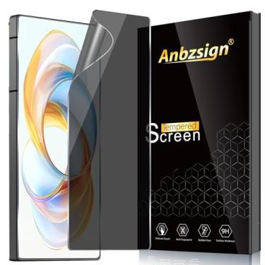 Imagem de Anbzsign [Pacote com 2] Protetor de tela para ZTE Nubia Z70 Ultra privacidade, película de TPU flexível antiespião, protetor de tela de privacidade, antiarranhões, sem bolhas