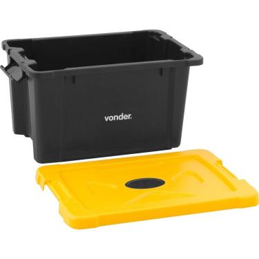 Imagem de Caixa Plástica Para Ferramentas Baú 445x300x260mm Sem Alça C