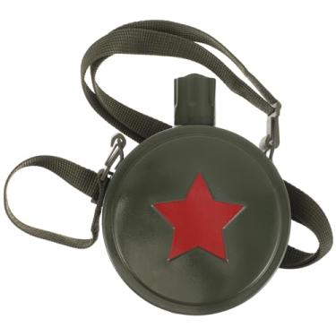 Imagem de Garrafa de água para esportes ao ar livre, jarro de água com cantina de caminhada, cantil, cantina, garrafa de água camuflada, para viagem, garrafa de acampamento de aço inoxidável, reutilizável