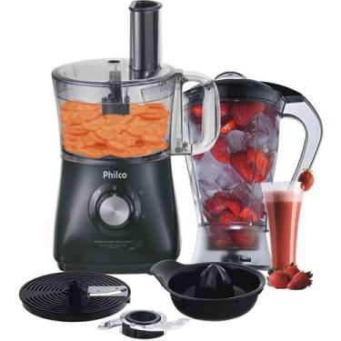 Imagem de Multiprocessador De Alimentos Philco 3em1 Citrus 800wt 220v, Vermelho,