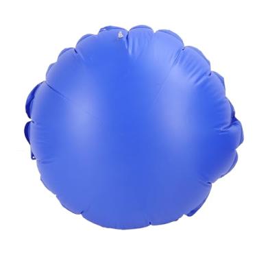 Imagem de Luqeeg Travesseiro Inflável de Piscina, Almofada de Proteção de PVC Espessada, Kit de Inverno de Fechamento de Piscina Com Travesseiro Seguro e à Prova Vazamentos para Locais Natação (Redonda azul