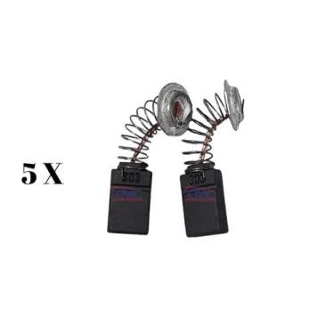 Imagem de 5 escova carvao serra makita 4100nh2 4100nh3 4100ns original