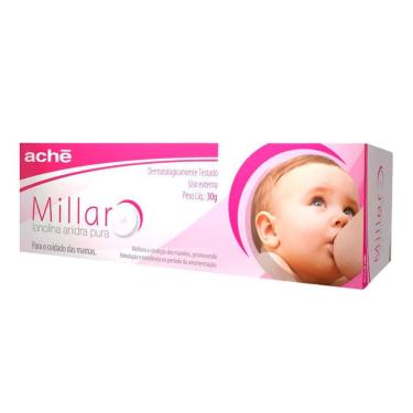 Imagem de Millar Creme Hidratante para Seios Pomada com 30g
