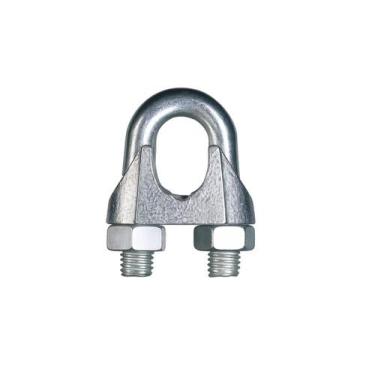 Imagem de Grampo clips para cabo de aço 1/4 - DIVERSAS