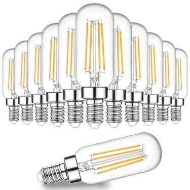 Imagem de Lâmpadas LED Brightever E12 Candelabra 6W 600lm 2700K, pacote com 12