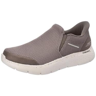 Imagem de Skechers Tênis masculino Hands Free Slip-ins Go Walk Flex-Ojai, Caqui, 44