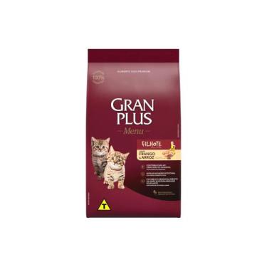 Imagem de Ração GranPlus Menu Gatos Filhotes Frango e Arroz - Gran Plus, 1kg