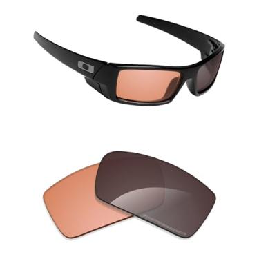 Imagem de Alphax Lentes de reposição Adapt Orange fotocromáticas não polarizadas para óculos de sol Oakley Gascan OO9014