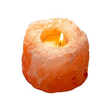 Imagem de Centro de Mesa Decoração de centro mesa Suporte vela da moda Rosa Sal mineral Cera Castiçal Ornamento para Jantar