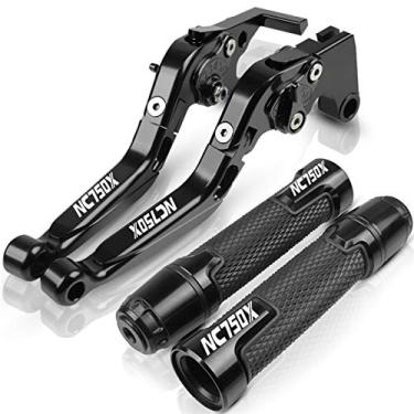 Imagem de Para Honda NC750X NC750 X NC 750X 2016 2017 2018 2019 Acessórios CNC Motocicleta Alavanca de Embreagem de Freio Ajustável Alça do Guiador Alavanca de Embreagem de Freio de Motocicleta (Cor: QYGX888 10