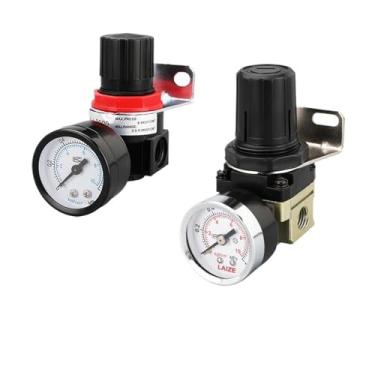 Imagem de 1 peça AR2000 AR3000 G1/10.2 cm 6 mm 8 mm 10 mm 12 mm válvula regulador de pressão do compressor de controle de ar com encaixe (AR2000 10 mm)