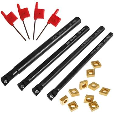 Imagem de Conjunto de suporte de ferramentas de torneamento de barra de mandrilar de torno S06K/S07K/S08K/S10K-SCLCR06 Conjunto de suporte de ferramentas de torneamento de torno