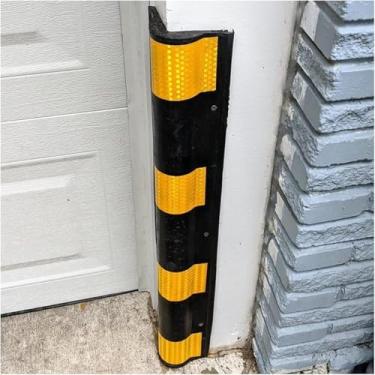 Imagem de Hxrw Protetor De Canto De Parede Protetor De Estacionamento De Carro Protetor De Parede De Garagem, Protetor De Borracha Anti-riscos Proteja Seu Carro Protetores De Canto Garagem, Yellow, 15pcs-60cm