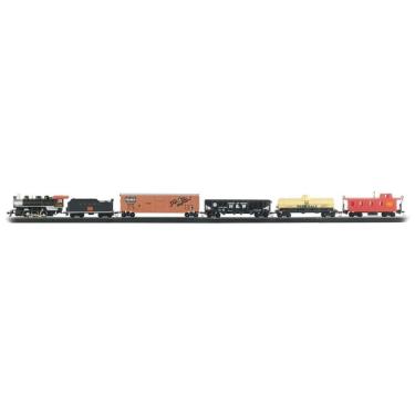 Imagem de Conjunto de Trem Trenzinho Elétrico 155 Peças, BACHMANN TRAINS 626, Preto
