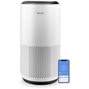 Imagem de Purificador de Ar Doméstico até 180 m2 com Monitor de Qualidade dor Ar Wi Fi, Modo Automático, 110V, LEVOIT