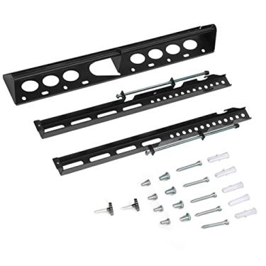 Imagem de Suporte de parede de TV giratório inclinado com braço articulado único, suporte de parede de TV de movimento completo, suporte de parede universal para TV, preto, suporte de parede de TV de movimento