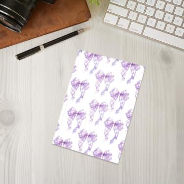 Imagem de Caderno de arco roxo, caderno A5 para anotações de escritório, agenda de 21 x 14,7 cm, agenda de viagem, 1