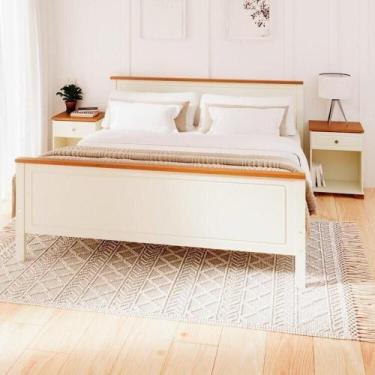 Imagem de Conjunto Dormitório 1 Cama King 2 Mesas de Cabeceira Ananda CabeCasa M