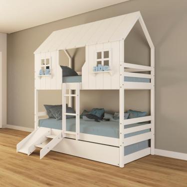 Imagem de Treliche Casinha Encantada Com Kit Escada/ Escorregador