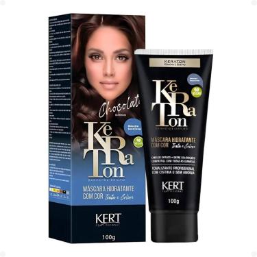 Imagem de Tonalizante Kert Keraton Banho de Brilho Vegan Chocolate Marrom 100g