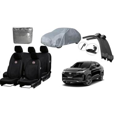 Imagem de Capa de couro +Capa de cobrir + Limpador de para - brisa -Fiat fastback 18-23